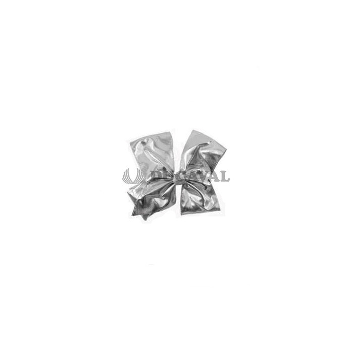Lazo lame plata 16cm