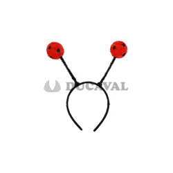 Diadema antenas de mariquita  Disfraces Ducaval