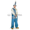 Traje paje real azul . Ducaval Envios 2448 horas