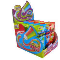 Duo taffy double flavour tube 64g 12ud | Ducaval | Envías 24/48 horas