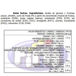 Strips sour fresa zero gluten 12ud 75g | Ducaval | Envías 24/48 horas