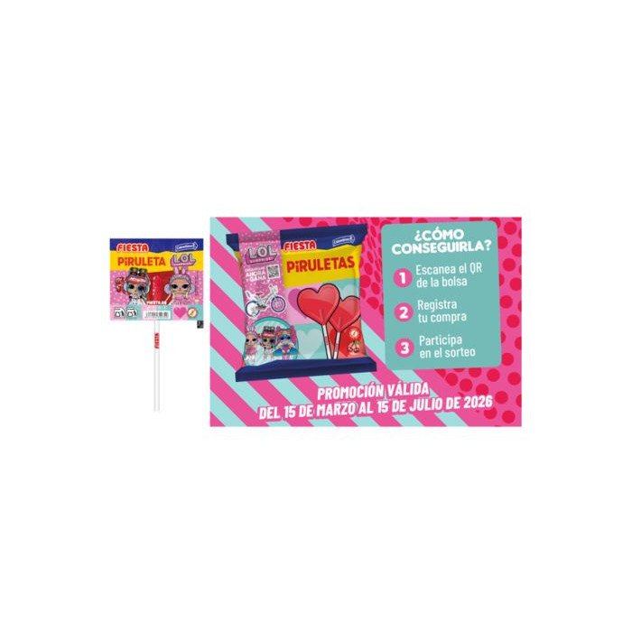 PIRULETA CORAZON PROMO LOL C15 | Ducaval | Envías 24/48 horas 