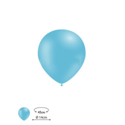 Globos látex azul celeste 100 und. 45cm | Ducaval | Envíos 24/48 hora