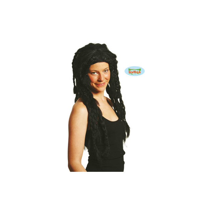 Peluca rasta negra