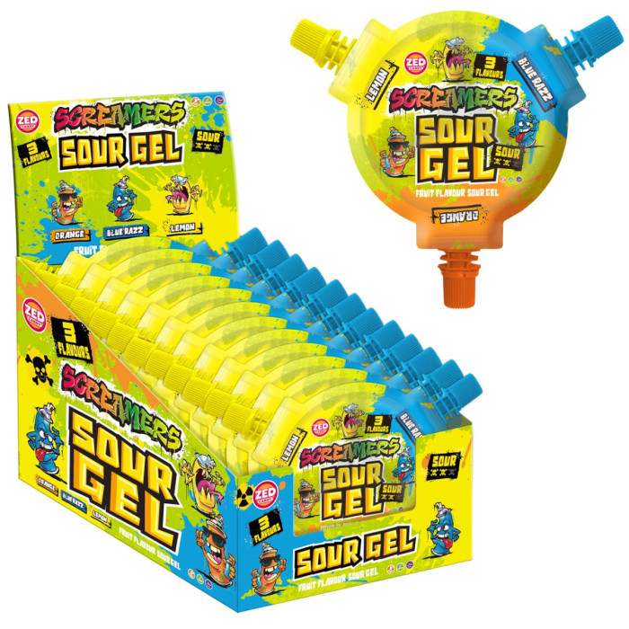 Screamers sour gel 45ml 12ud | Ducaval | Envías 24/48 horas 