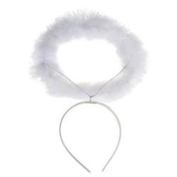 Diadema ángel blanca