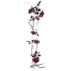 Guirnalda flores rosas 2.15m | Ducaval | Envías 24/48 horas 