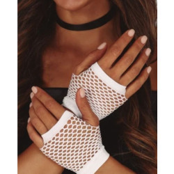 Guantes de rejlla cortos blancos  | Ducaval | Envíos 24/48 horas 
