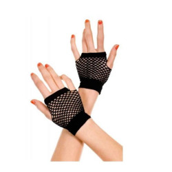 Guantes de rejilla cortos negros | Ducaval | Envíos 24/48 horas 