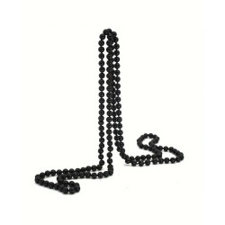 Collar de perlas largo negro 146cm | Ducaval | Envíos 24/48 horas 