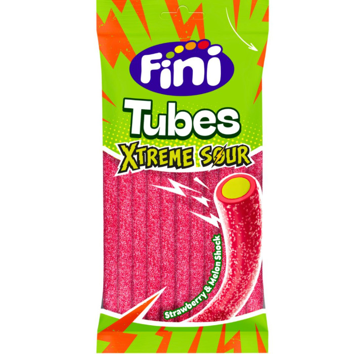 Tubes xtrem sour fresa melón 12x90gr | Ducaval | envíos 24/48 horas