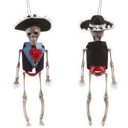 Colgantes Esqueletos Surtidos Mexicanos 40cm | Ducaval | Envíos 24/48