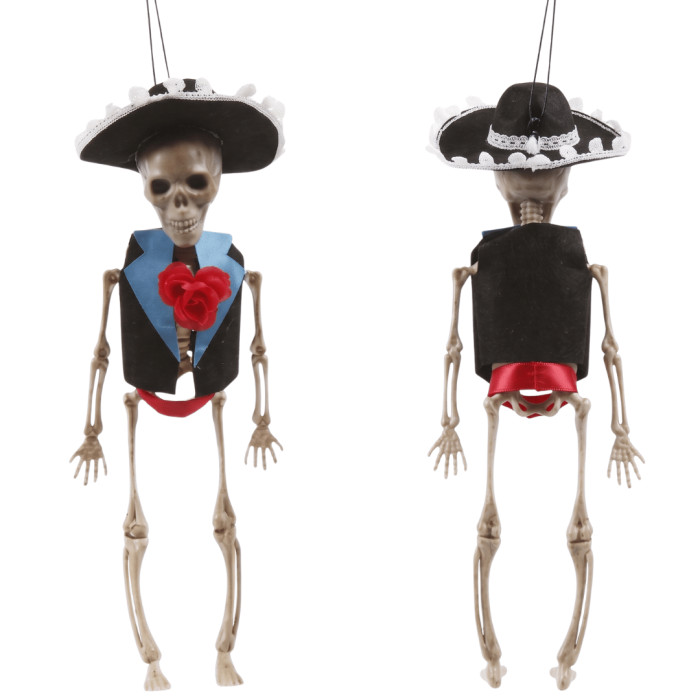 Colgantes Esqueletos Surtidos Mexicanos 40cm | Ducaval | Envíos 24/48