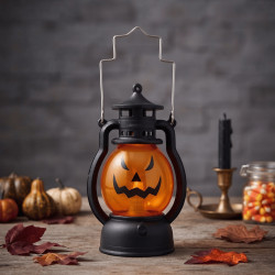 Farol Calabaza Con Luz 8cm | Ducaval | Envíos 24/48 horas