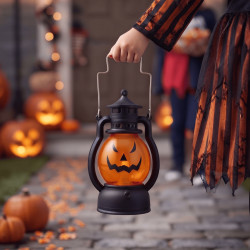 Farol Calabaza Con Luz 8cm | Ducaval | Envíos 24/48 horas