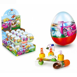 Huevos sorpresa chocolate coches 24ud | Ducaval | Envías 24/48 horas 