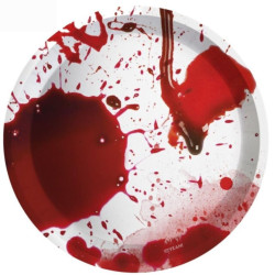 Plato llano sangre 23cm 6ud | Ducaval | Envías 24/48 horas 