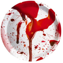 Plato postre sangre 17cm 8ud | Ducaval | Envías 24/48 horas 
