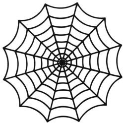 Mantel decorativo telaraña 30cm 2ud | Ducaval | Envías 24/48 horas 