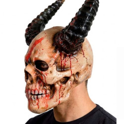 Máscara calavera con cuernos | Ducaval | Envías 24/48 horas 