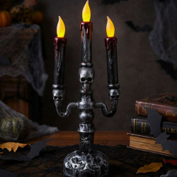 Candelabro 3 velas con luz | Ducaval | Envías 24/48 horas