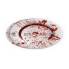 Platos sangre 23cm 8 unidades  Disfraces Ducaval