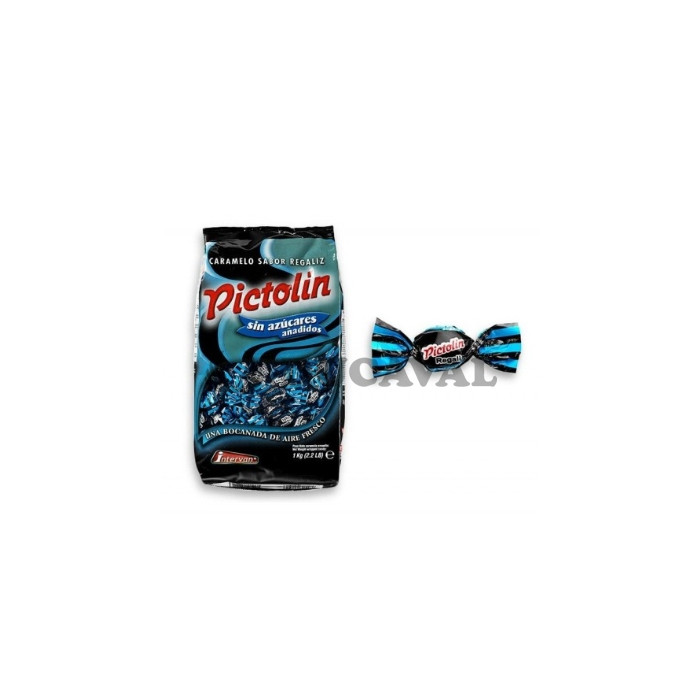 Pictolín regaliz sin azúcar 1kg  Disfraces Ducaval Envios 2448 h 