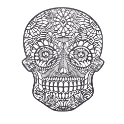 Salvamantel Calavera 38cm | Ducaval | Envíos 24/48 horas
