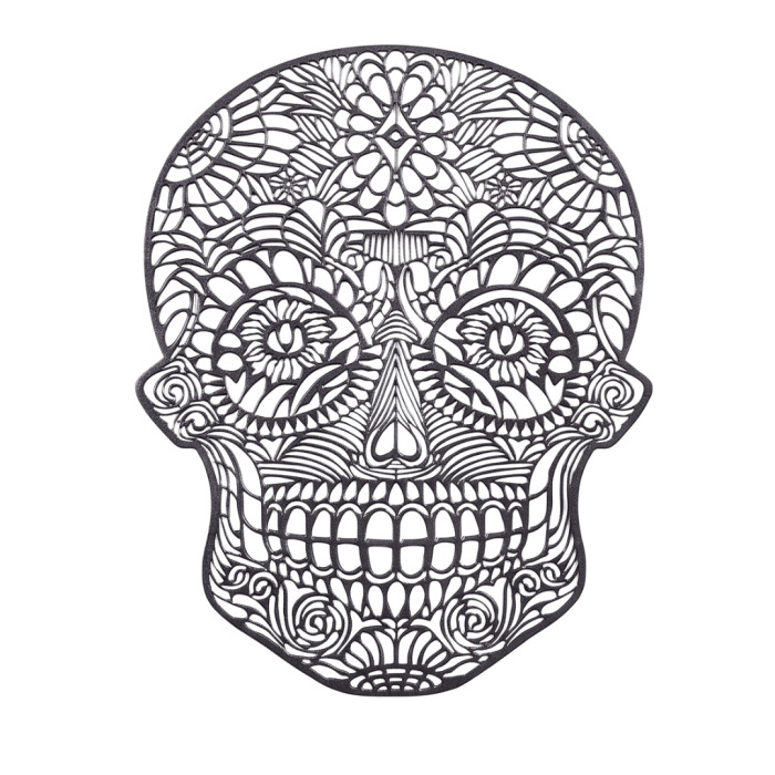 Salvamantel Calavera 38cm | Ducaval | Envíos 24/48 horas