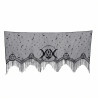 Decoración encaje negro ocultismo 155x60cm | Ducaval | ENvíos 24/48 h