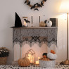 Decoración encaje negro ocultismo 155x60cm | Ducaval | ENvíos 24/48 h