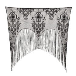 Decoración Encaje Negro Puerta Murciélagos 95x100cm | Ducaval | Envío