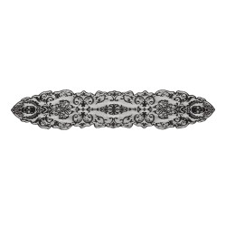 Mantel De Encaje Negro De Calaveras 180x35cm | Ducaval | Envíos 24/48