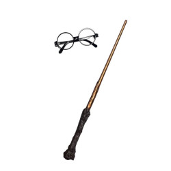 Conjunto varita/gafas Harry  Disfraces Ducaval