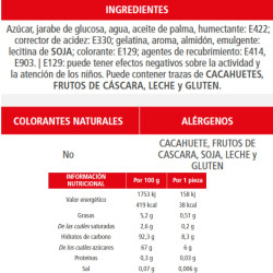Barra crunchy 40ud | Ducaval | Envías 24/48 horas 