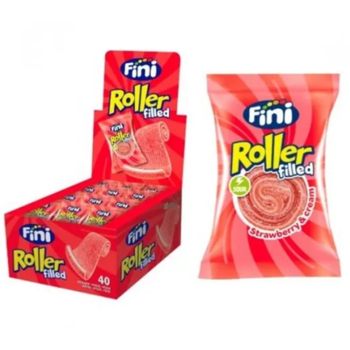 Fini roller relleno fresa 18ud 20g | Ducaval | Envías 24/48 horas 