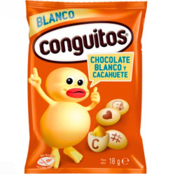 Conguitos blancos panoplia 18gr 24ud | Ducaval | Envíos 24/48 horas