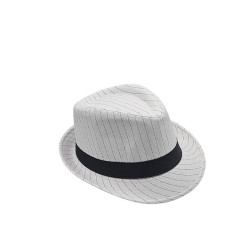 Sombrero ganster rayas blanco y negro | Ducaval | Envías 24/48 horas 