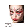 Pegatinas faciales goticas con diamantes  | Ducaval | Envías 24/48 ho