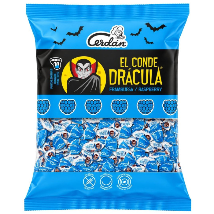 Caramelo conde dracula frambuesa pinta | Ducaval | Envías 24/48 horas