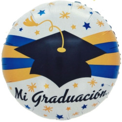 Globo foil mi graduación 45cm | Ducaval | Envías 24/48 horas 