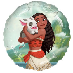 Globo foil 45cm princesa vaiana | Ducaval | Envías 24/48 horas 
