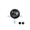 Globo jumbo Boy or Girl látex azul pastel 90cm.Ducaval envios 24/48 h