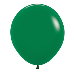 Globo latex fashion/pastel verde selva 45cm 15u | Ducaval | Envíos 24