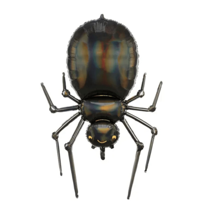 Globo Foil de Araña Negra | Ducaval | Envíos 24/48h