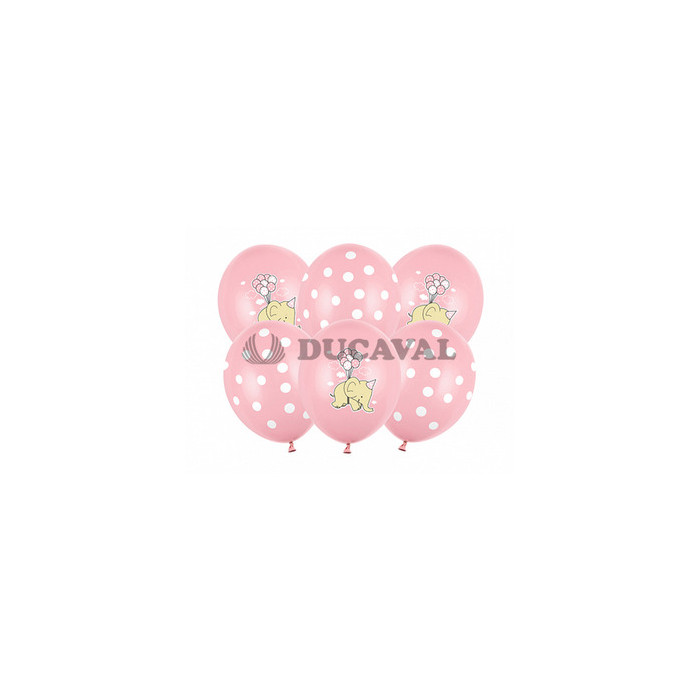 Globo Latex Elefante Rosa 30 cm | Ducaval | Envíos 24/48 horas