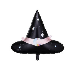 Globo foil sombrero bruja 24" 61cm | Ducaval | Envías 24/48 horas 