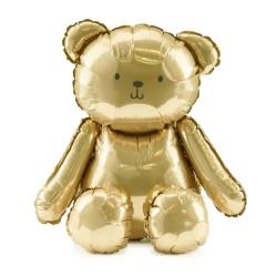 GLOBO FOIL OSO DORADO 43X53CM  | Ducaval | Envías 24/48 horas 