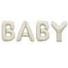 LETRAS FOIL BABY CREMA 140X43CM | Ducaval | Envías 24/48 horas 