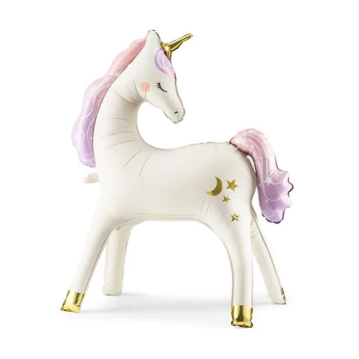 GLOBO FOIL FIGURA UNICORNIO 95X86CM | Ducaval | Envías 24/48 horas 